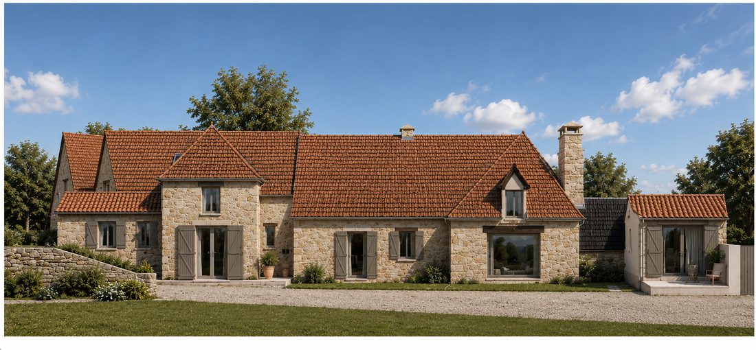 Extension de maison individuelle, Turenne (19)